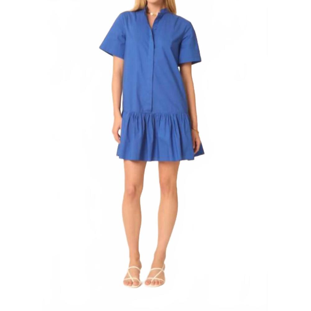 NEW GILNER FARRAR olivette dress in azure